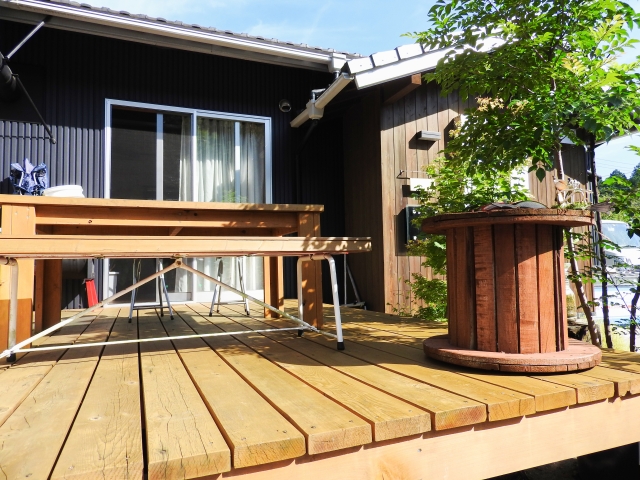 wood deck